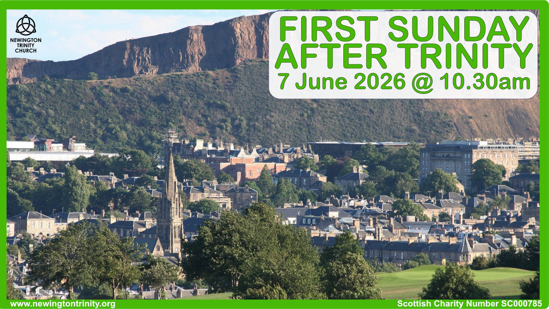 Service 7 June 2026 @ 10.30am