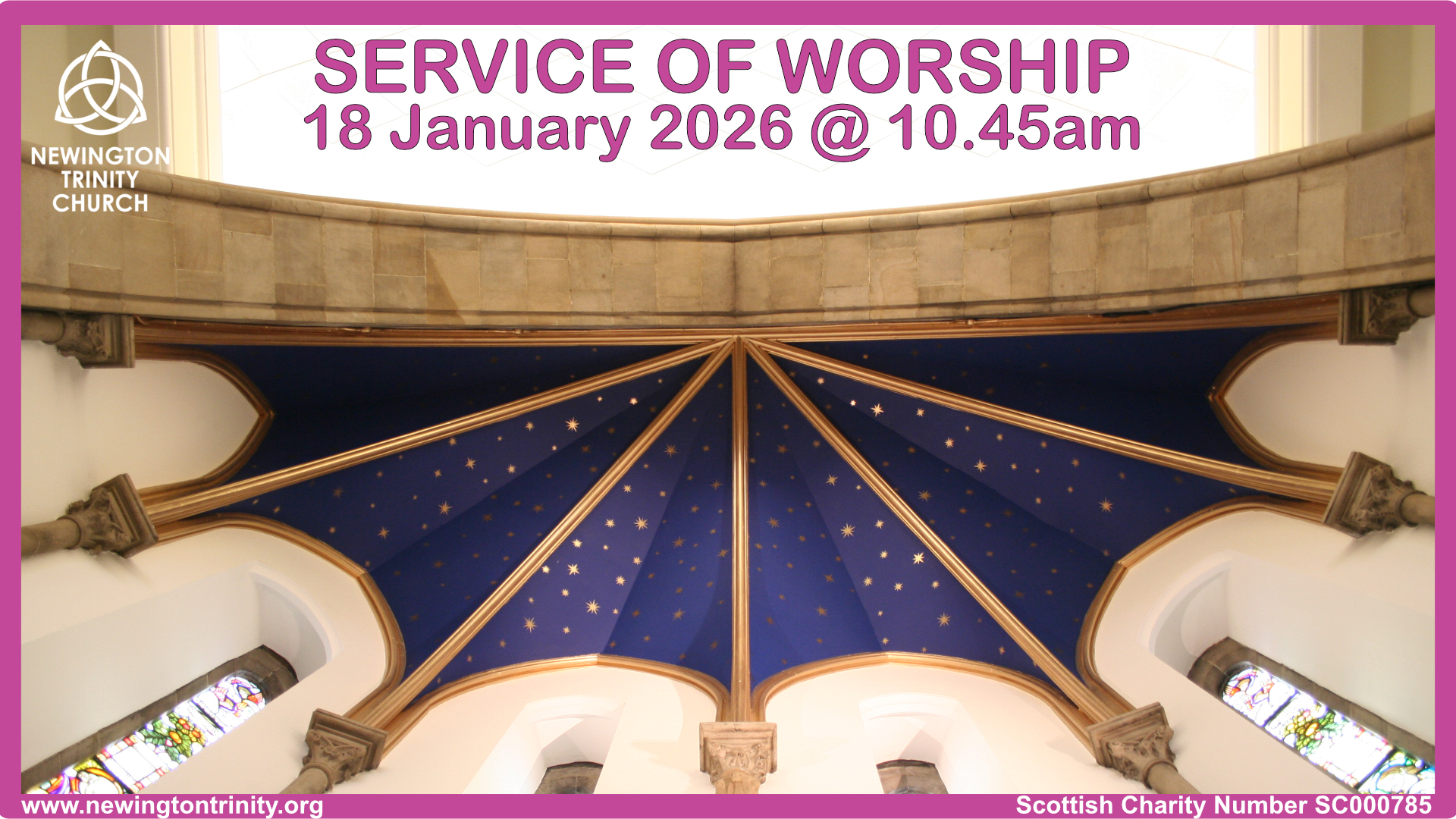 Service 18 January 2026 @ 10.45am